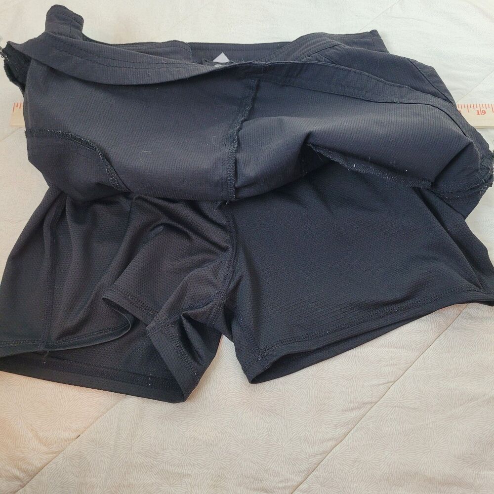 te verde Athletic Black Skort S Built-in Shorts Zipper Pocket Nylon Spandex Golf - Picture 7 of 10